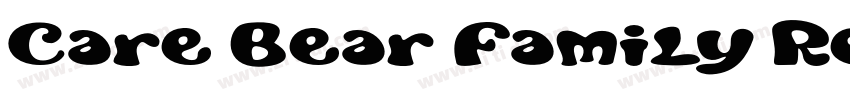 Care Bear Family Reg字体转换